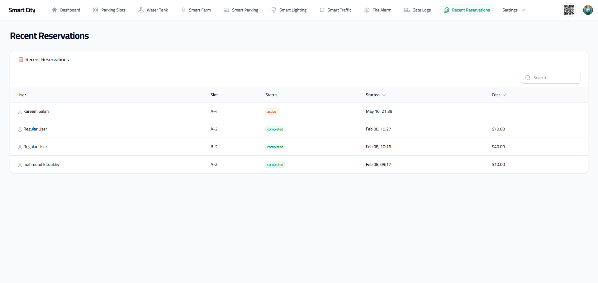 Project screenshot